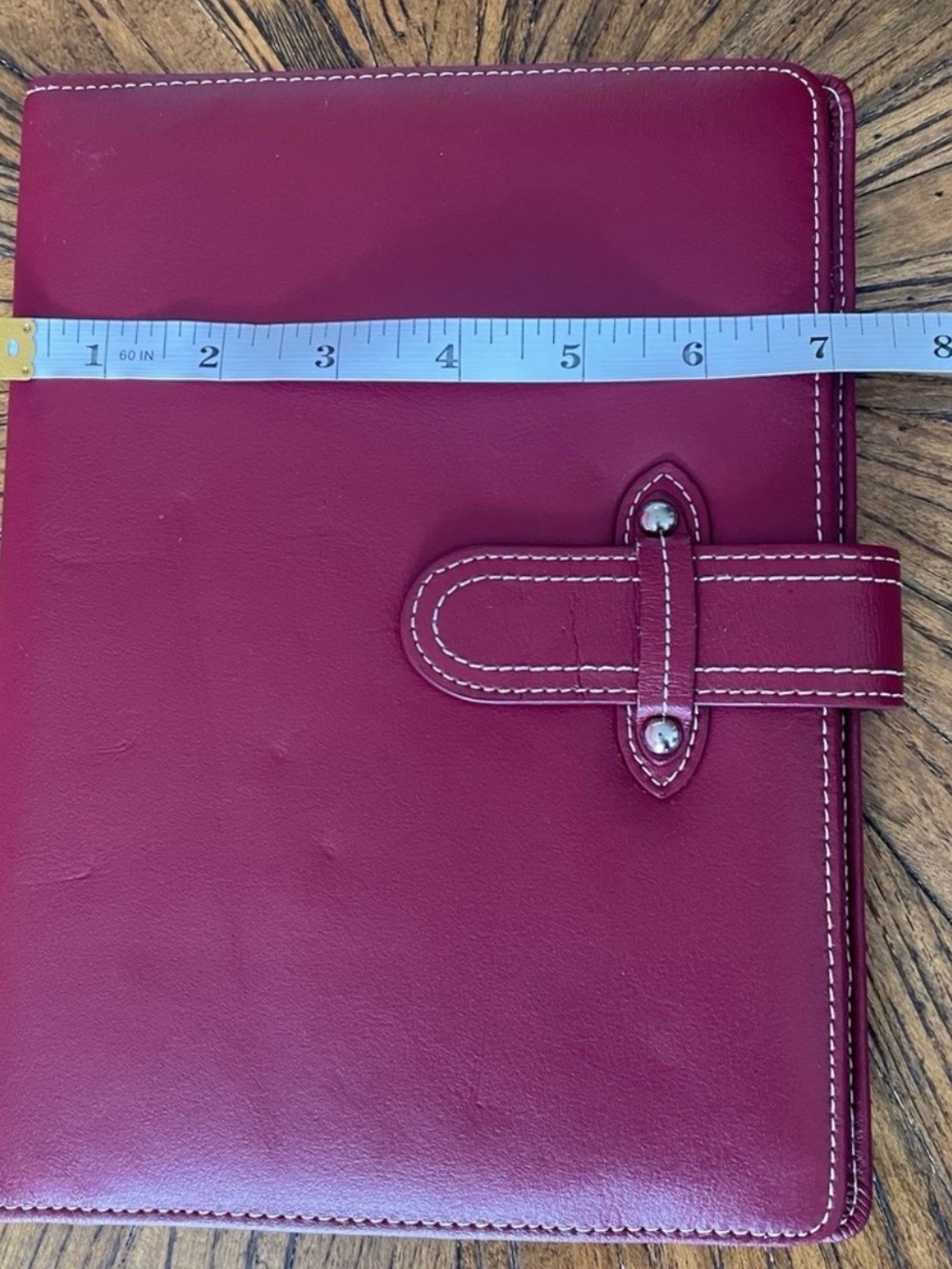 Franklin Covey Red Leather A5 Journal/ Notebook cover